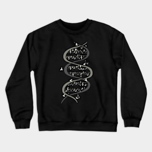 Musical DNA Birds by Tobe Fonseca Crewneck Sweatshirt